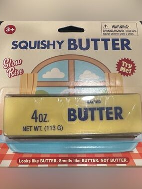 Squishy Butter Toy - Yellow Butter Stick